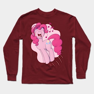 Pinkie Pie with Headphones Long Sleeve T-Shirt